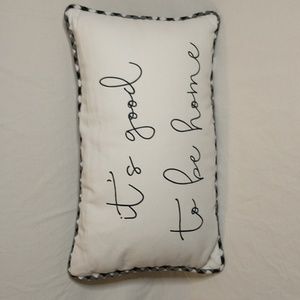 Good to be Home Accent Throw Pillow